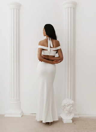 TULUM DRESS ecru long dress