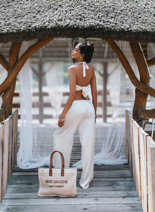 MIREYA SET Top and Pants Beige