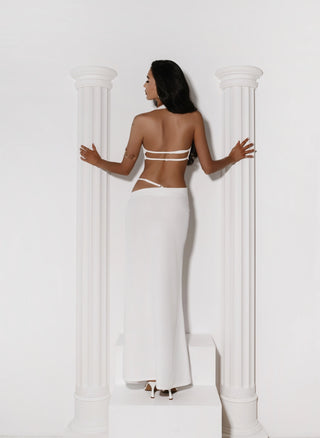 COVE SET ecru vest and skirt set